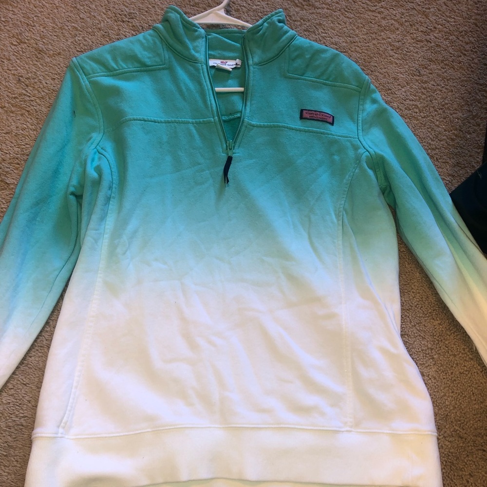 Blue ombré vineyard vines pullover